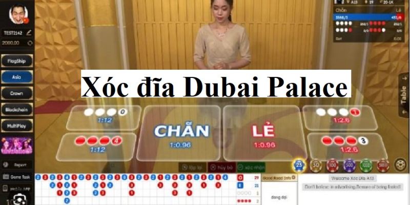 Nhà cược xóc đĩa Dubai Palace 